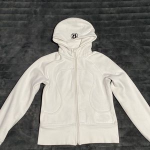 White Lululemon hoodie